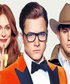 Kingsman Golden Circle Illustration Diamond Painting