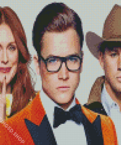 Kingsman Golden Circle Illustration Diamond Painting