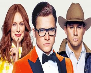 Kingsman Golden Circle Illustration Diamond Painting