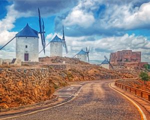 La Mancha In Spain Diamond Painting