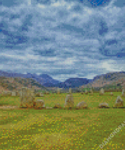 Landscape Stone Circle Diamond Painting