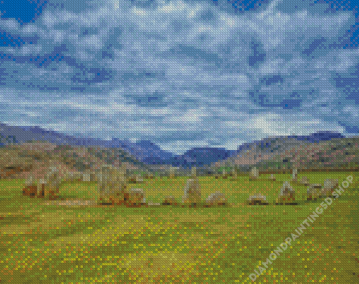 Landscape Stone Circle Diamond Painting