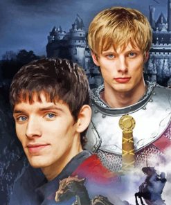 Merlin And Arthur Poster Diamond Painting