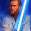 Obi Wan Illustration Diamond Painting