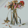 Sad Wilted Flower Diamond Painting