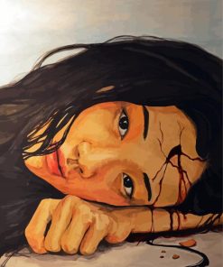 Sad Broken girl Diamond Painting