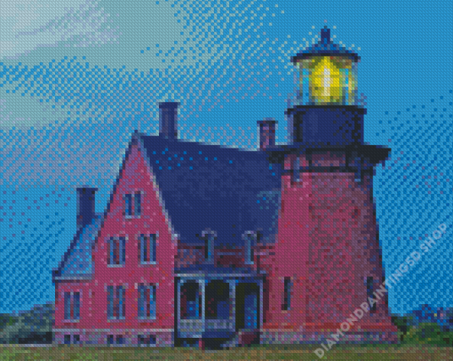 Southeast Block Island Lighthouse Diamond Painting
