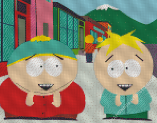 Southpark Cartman Characters Diamond Painting