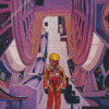 Space Odyssey Science Fiction Movie Diamond Painting