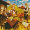 Spice And Wolf Art Diamond Painting