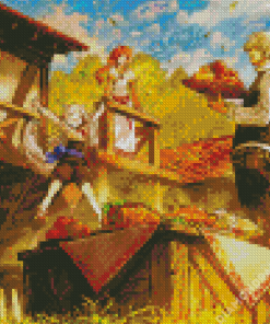 Spice And Wolf Art Diamond Painting