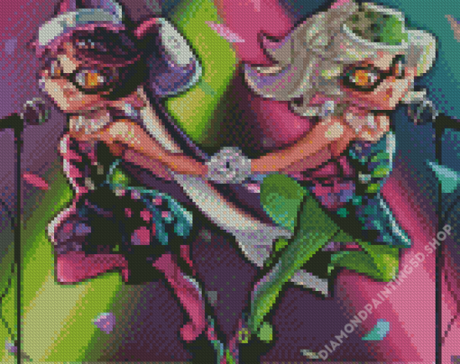 Squid Sisters Diamond Painting