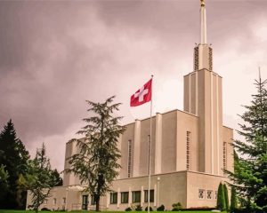 Swiss Temple Building Diamond Painting