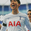 The South Korean Footballer Son Heung Min Diamond Painting