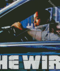 The Wire Illustration Diamond Painting