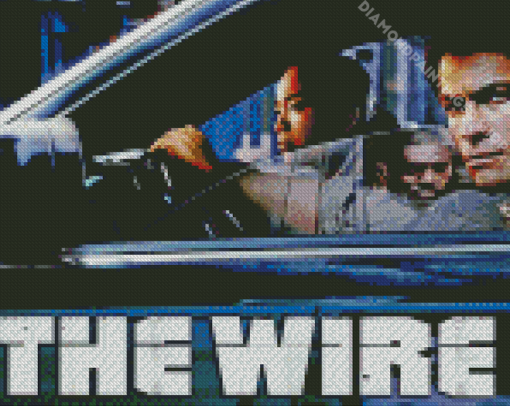 The Wire Illustration Diamond Painting