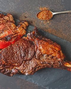 Tomahawk Steak Rub Diamond Painting