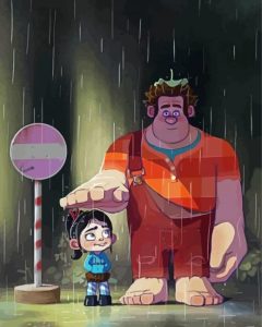 Vanellope And Ralph Diamond Painting