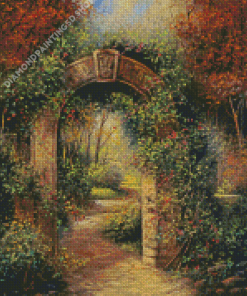 Vintage Garden Arch Diamond Painting