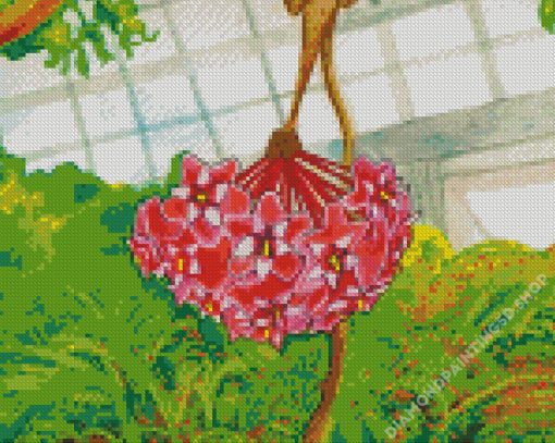 Wax Plant Illustration Diamond Painting