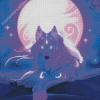 Wolf Moon Spirit Diamond Painting