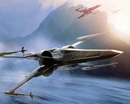 X Wing Starfighter Star Wars Diamond Painting