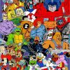 80s Cartoons Diamond Painting