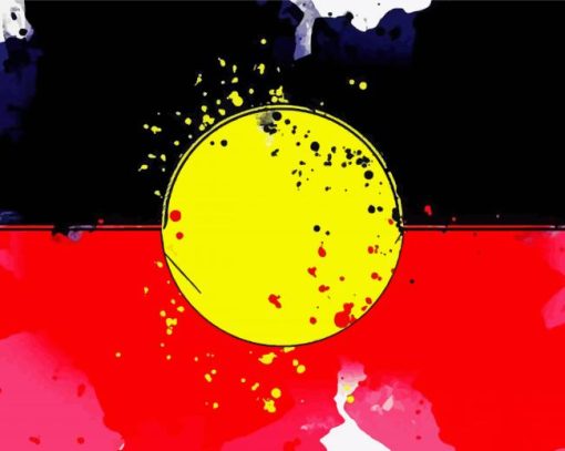 Aboriginal Flag Diamond Painting