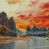 Amazing Chinese Landscape Diamond Painting
