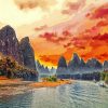 Amazing Chinese Landscape Diamond Painting