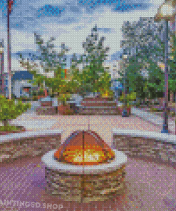Auburn Ca Town Square Diamond Painting