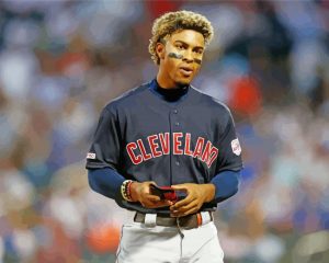 Baseballer Francisco Lindor Diamond Painting