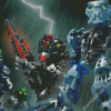 Bionicle Wargames Characters Diamond Painting