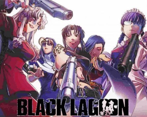 Black Lagoon Anime Diamond Painting