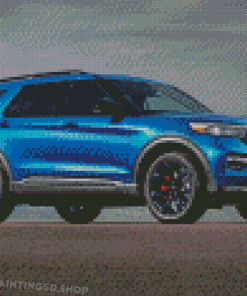 Blue Ford Explorer Diamond Painting