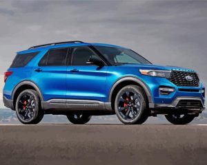 Blue Ford Explorer Diamond Painting