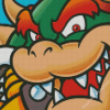 Bowser Face Diamond Painting