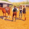 Buying Polo Ponies In The West By Frederic Remington Diamond Painting