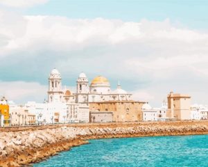 Cathedral Of Cadiz Seaview Diamond Painting