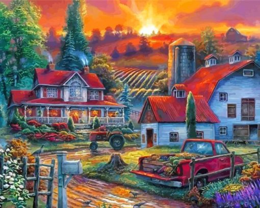 Chuck Pinson Farms Diamond Painting