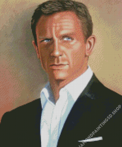 Daniel Craig Art Diamond Painting