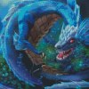 Dragon Mythical Underwater Diamond Painting