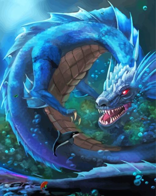 Dragon Mythical Underwater Diamond Painting