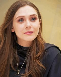 Elizabeth Olsen Illustration Diamond Painting