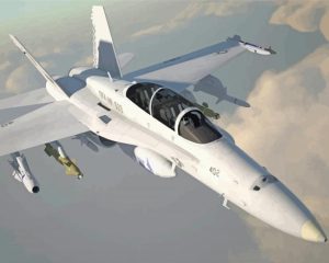 FA 18 Aircraft Diamond Painting