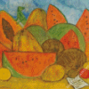 Frida Fruits Still Life Diamond Painting