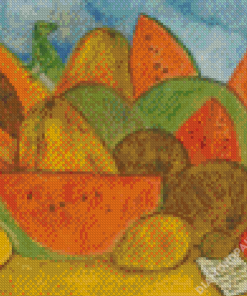 Frida Fruits Still Life Diamond Painting