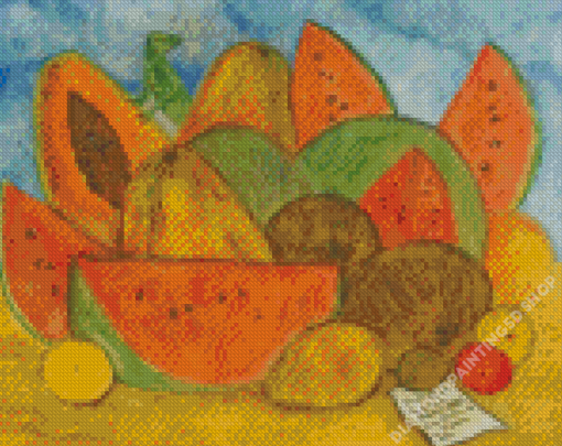 Frida Fruits Still Life Diamond Painting