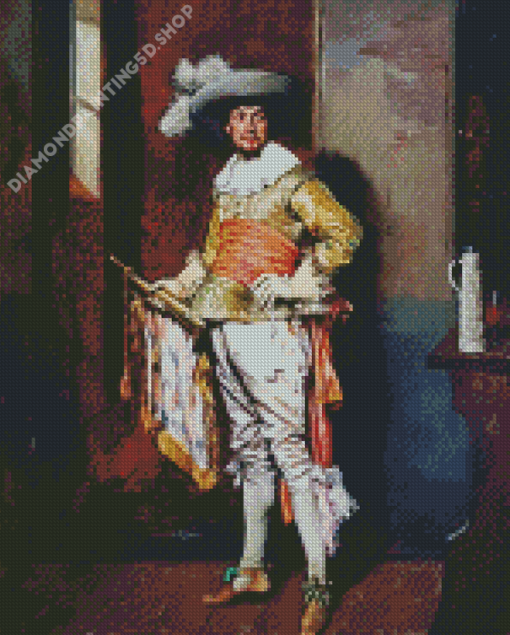 Gentleman With Bugle Diamond Painting