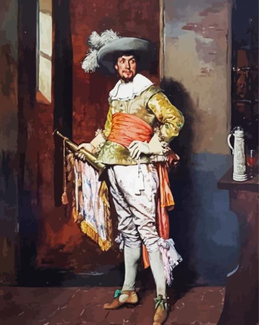 Gentleman With Bugle Diamond Painting